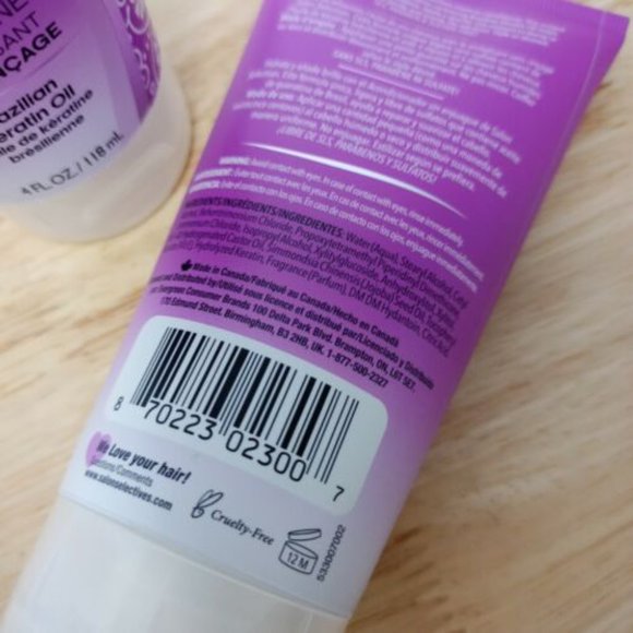 (SOLD) 2x Salon Selectives Repair Brazilian Keratin Oil Leave In Conditioner - Picture 3 of 3